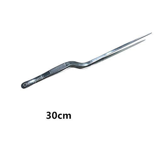 Juego de 6 pinzas de cocina de acero inoxidable, pinzas de cocina de precisión y herramientas de péndulo para asar a la parrilla, hornear y servir, antideslizantes, resistentes al calor, duraderas