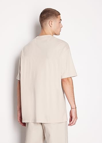 Armani Exchange Men's Collegiate Capsule Heavy Cotton Jersey Patch Letters Jumper4