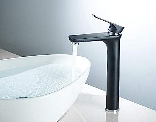 Robinet de cuisine en laiton noir mélangeur lavabo salle de bains pont