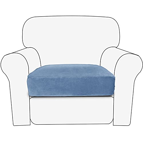 BEDSETS Gruby pokrowiec na sofę elastyczny pokrowiec na kanapę, rozciągliwy ultramiękki pluszowy pokrowiec na sofę zamiennik antypoślizgowy ochraniacz na meble z elastycznym spodem (2,4 zestawy)