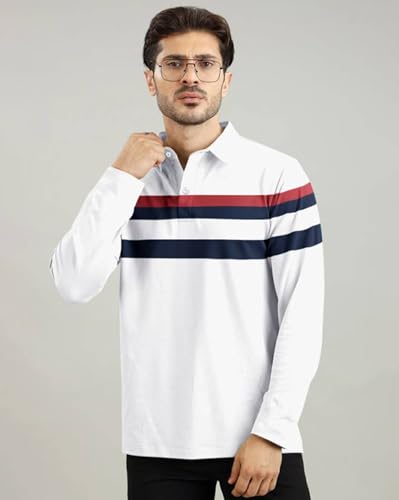 Image of AUSK Men Polo T-Shirt || Full Sleeves Polo T Shirts for Men || Mens T-Shirts