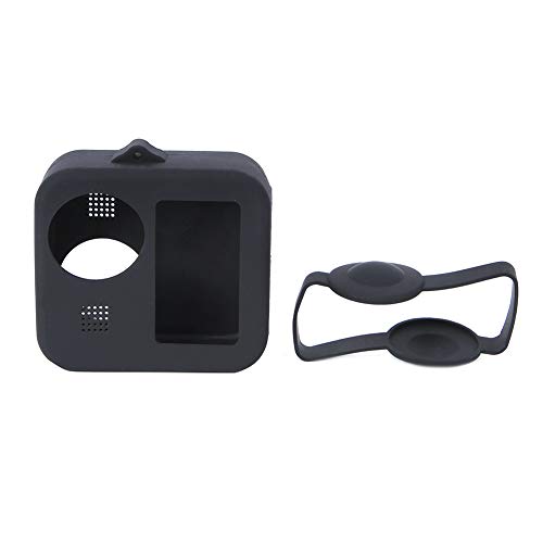 Estojo para câmera de ação, estojo de silicone macio à prova de poeira e prevenção de arranhões para