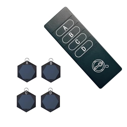 Localisateur de clés DC 2 V-3,6 V avec étiquettes de suivi 75-85 dB sonore et lumière clignotante Max 37,6 m Télécommande pour portefeuille, téléphone, animaux domestiques