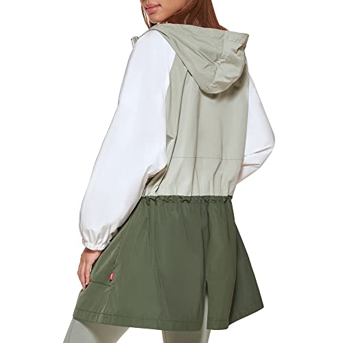 Levi's Women's Oversized Color Block Rain Jacket4
