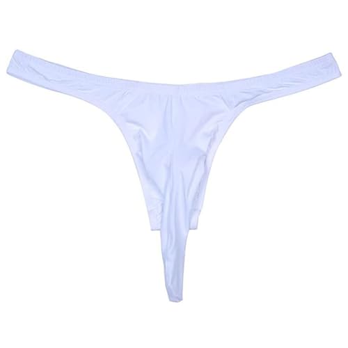 Men's Elephant Trunk Hollow Out Front Ball Split Underwear Sexy T-Back Low Rise Thongs3