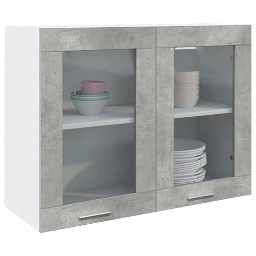 Lyon - Vitrina colgante gris de 80 x 31 x 60...