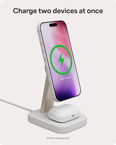Mophie 2-in-1 MagSafe Charging Stand – 15W iPhone & AirPods — view 3