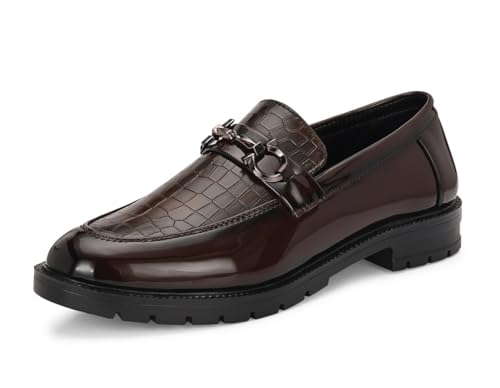 Image of Massari PU Leather Loafers Shoes for Men