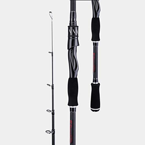Canne à pêche télescopique en carbone 1.8M 2.1M pour filature