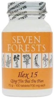 Amazon Com Ilex 15 Seven Forests 100 Tablets 700 Mg Health Household