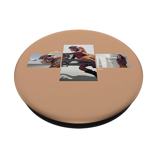 Star Wars Ahsoka Part One Sabine Wren Speeder Bike Chase PopSockets Swappable PopGrip, Black - Image 2