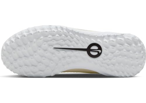 Nike Jr. Tiempo Legend 10 Academy (DV4351-700, Lemonade/Metallic Gold Coin/Black) Size 4.54
