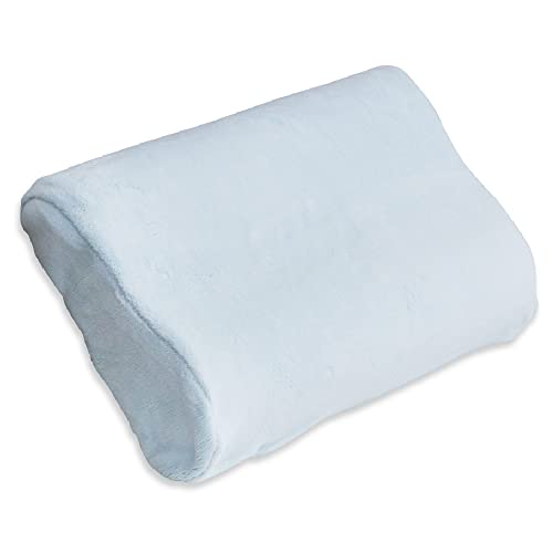 D's collection マイクロ低反発枕カバー DS06 約 30×50×9cm (ブルー)