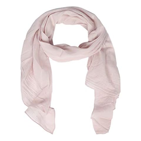 Zwillingsherz Seiden-Tuch für Damen Mädchen Uni Elegantes Accessoire/Baumwolle/Seiden-Schal/Halstuch/Schulter-Tuch oder Umschlagstuch einsetzbar Cover