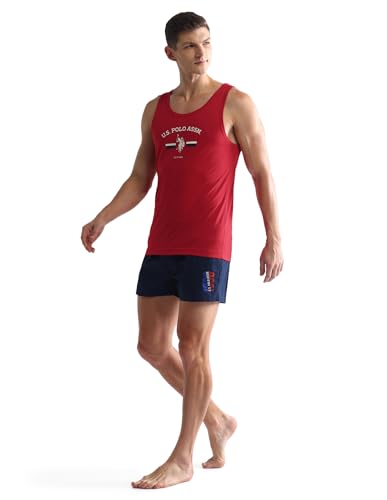 Image of U.S. Polo ASSN. Mens OEV02 Brand Print Comfort Fit Vest - Pack of 1