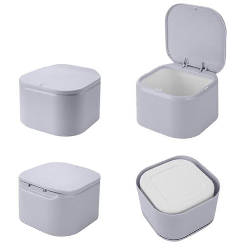 Petite poubelle de table réutilisable et corbeille compacte portable