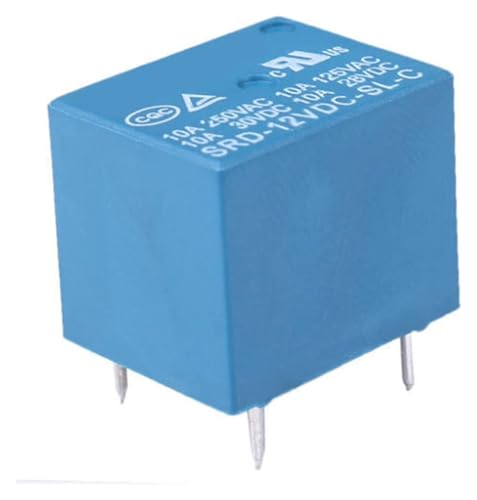 Relé de poder SRD-12VDC-SL-C con conmutación segura de 10A 250VAC para proyectos de electrónica 4
