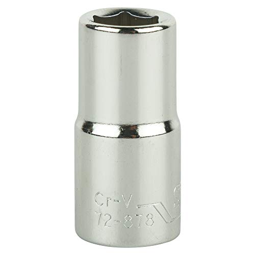 Image of STANLEY STMT72878-8B 1 /4-inch 7mm Chrome Vanadium Steel 6 Point Standard Socket (Silver)