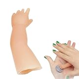 Truco de la Moneda de la pequeña Mano desaparecida - Silicona, Accesorio mágico para la Mano del bebé de 2,17 Pulgadas | Truco de desaparición de Monedas visuales para Magos, novedosa ilusión de