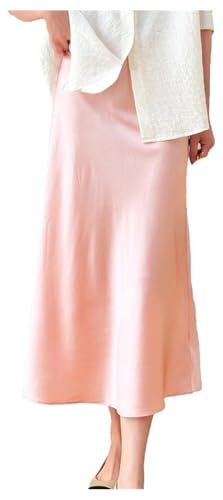 Women's Lightweight Breathable Midi Skirt A-Line Design Casual Wear