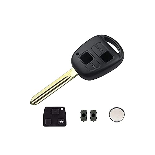 Llave para Toyota Yaris Corolla incluye batería 2016 botones de goma 2 interruptores Cover