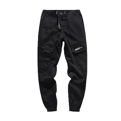 Men Streetwear Mens Jeans Jogger Pants Youth Casual Ankle Boot Cut European Drop
