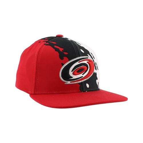 Image of ZHATS NHL Unisex-Adult NHL Officially Licensed Adjustable Snapback Hat Flat Bill Z11 Retro Paintbrush