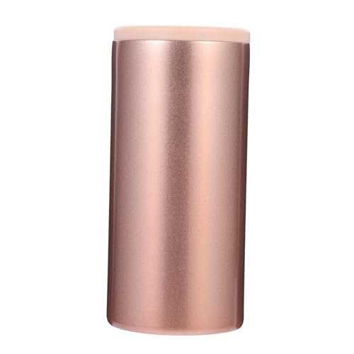 CONGARTENO Cold Can Beer Portable Cup Holder Double Wall Cooler Container Cup Insulator Cooler Portable Cooling Cup Cover Can Beverage Cooler Can Cooler Rose Gold Stainless Steel