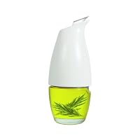 Prepara Gourmet Cruet - 148ml Glass Olive Oil Dispenser with Patented Pour Spout & Built-in Filter – Stopper Included, Dishwasher Safe