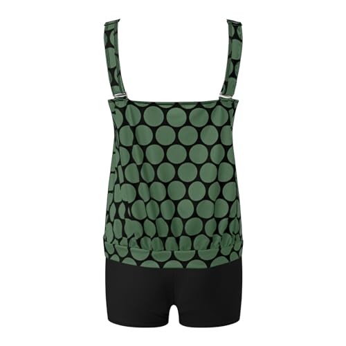 Womens Tankini Bathing Suits Tummy Control Two Piece Athletic Summer Casual Sleeveless Swimsuits Soft Padded Sexy Beachwear4