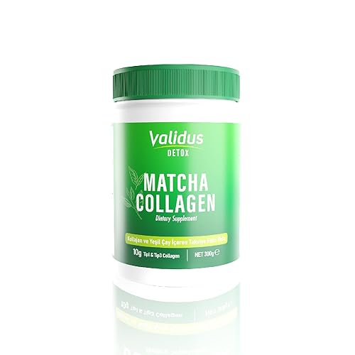 Validus Collagen Peptides + Matcha Powder 300 g