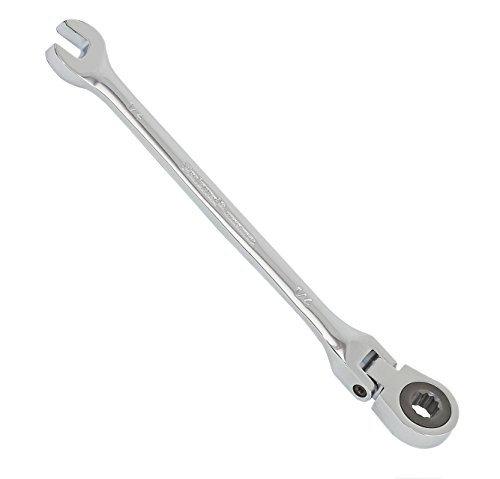 Proferred T44008 Flex Ratcheting Combination Wrench, Chrome Finish, 1/4" #TOP11