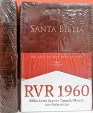 Paperback SANTA BIBLIA RVR 1960 LETRA GRANDE TAMANO MANUAL CON INDICE Book