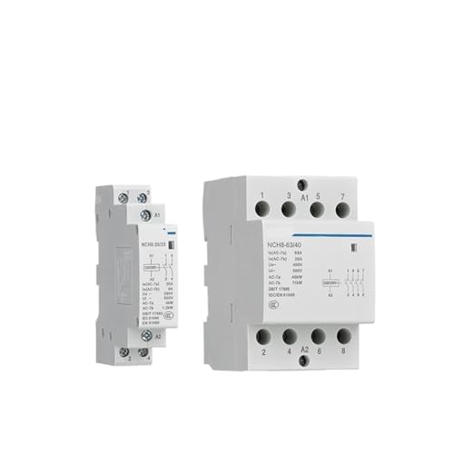 Contacteur AC NCH8 monophasé 40A pour éviter les surcharges de votre tableau 220V