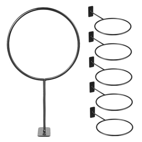 Support mural pour ballon de basket foot volley HEMOTON lot de 6 rangements