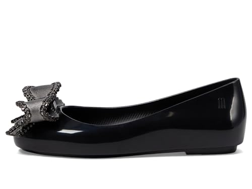 mini melissa Girl's Sweet Love INF (Little Kid/Big Kid) Black/Dark Grey 11 Little Kid M4