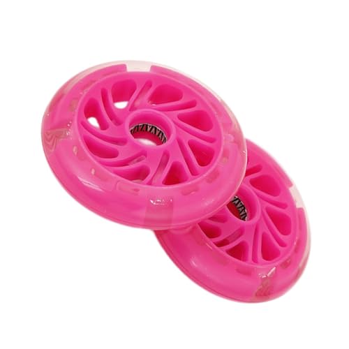Happyyami 2 piezas Ruedas de Entrenamiento para Bicicleta con Rodamientos para Niño Auxiliar miniatura 1