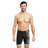 Zoggs Herren Streamer Mid Jammer Badehose, Luftschlangenaufdruck, 48