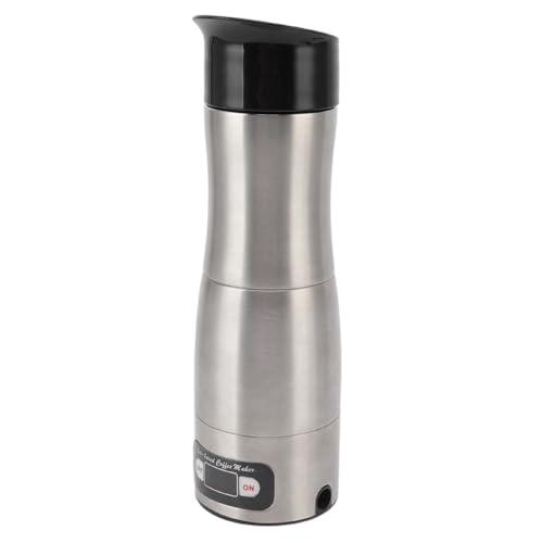 Macchina da Caffè Elettrica Portatile Per Viaggi in Auto con Accendisigari 12V 24V, Macchina da Caffè Automatica Per La Guida