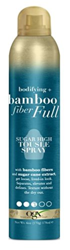 Ogx Fiber Full Sugar High Tousle Spray 6 Ounce (3 Pack)