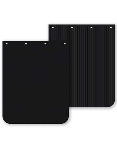 Image of Semi Truck Mud Flaps 24 inchx30 inch, Universal Heavy Duty Polymer MudFlaps Thickened Fender for Semi Truck Tractor Trailer (Pair)