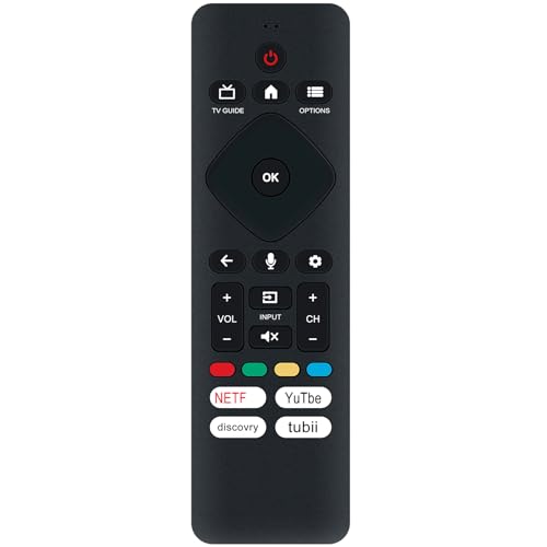 Télécommande Philips Google TV 50PUL7672 55PUL7552 pour remplacer votre boîtier perdu
