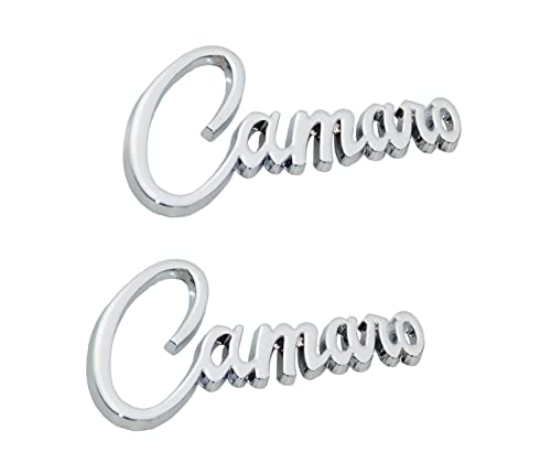 Insignias Camaro en relieve plata para renovar logotipos desgastados por el sol