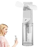 Genérico Neuer F9-Sprühventilator: Multifunktionaler 2-in-1-USB-Nebelventilator...