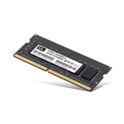 SH. Memoria RAM DDR4 16GB SODIMM 2666MHz para ordenator portátil – CL19, 1.2V, PC4-21300, 260...