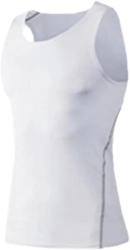 Men Tank Tops Quick Dry Sleeveless Slim Fit Running Fitness Training Vest