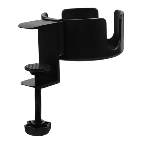 PRETYZOOM Lightweight Desk Cup Holder Clip on Table Cup Stand for Office Easy to Attach