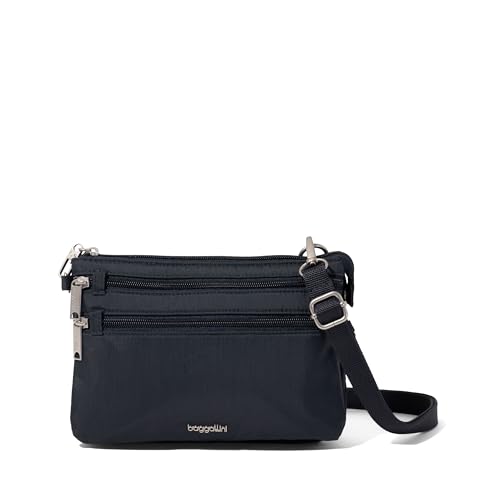 Image of Securtex Anti-Theft Stash Crossbody - 9.25 inchx 6.25 inch Travel Safe Bag w /Locking Zippers