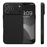 kalibri Schutzhülle kompatibel mit Apple iPhone 18 Pro Max/iPhone 17 Pro Max - Hülle Leder - Hardcover Handy Cover Case Schwarz – Ansicht 4