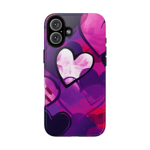 Coque rigide brillante iPhone 16 Plus antichoc pop art